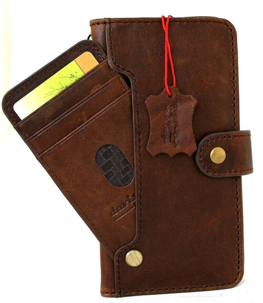 Vintage Leather Wallet Case for Nubia Redmagic 11 pro : Book Style, Card Slots