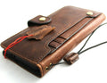 Vintage Leather Wallet Case for iPhone: Book Style, Card Slots