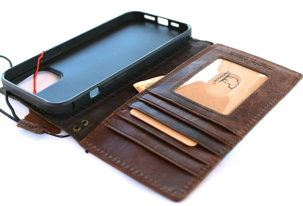 Leather iPhone Wallet Case: Tree Of Life Embossed Cover