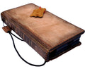 Handmade Leather Book Wallet Case for Vivo X Fold 3 Pro