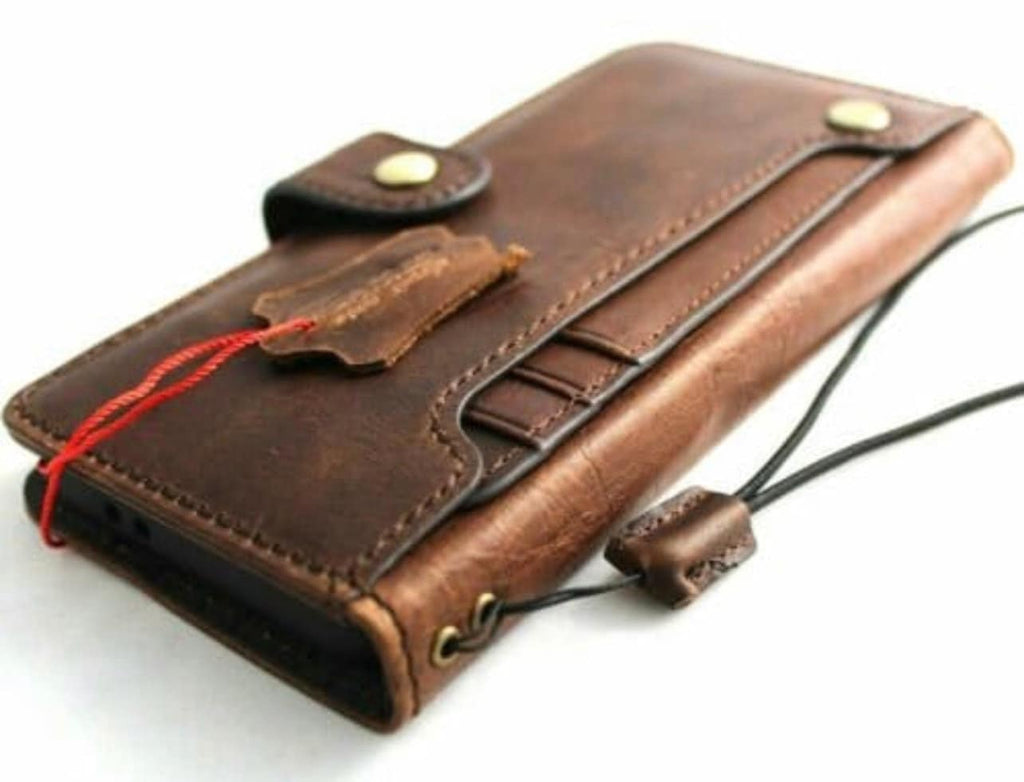 Handmade Leather Wallet: Book Style Credit Card Cover