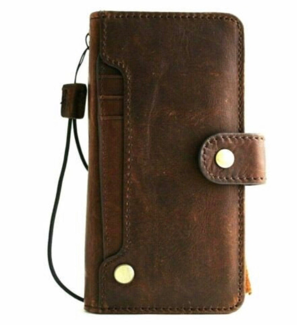 Handmade Leather Wallet: Book Style Credit Card Cover