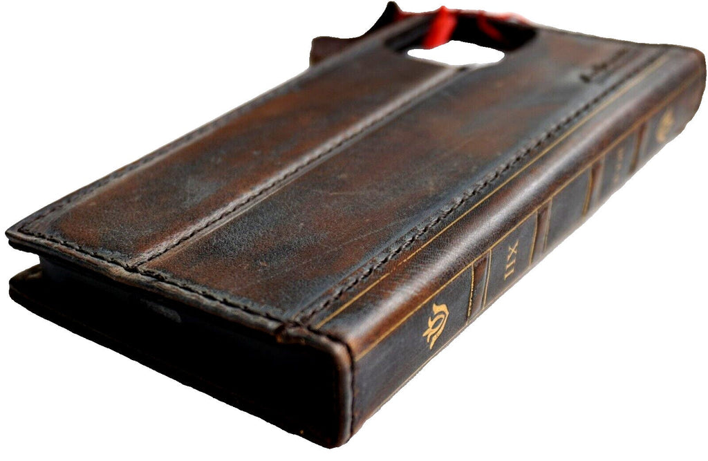 Handmade Leather iPhone Case: Vintage Book Style