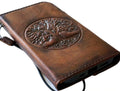 Handmade Leather Wallet Case for Google Pixel: Vintage Book Cover