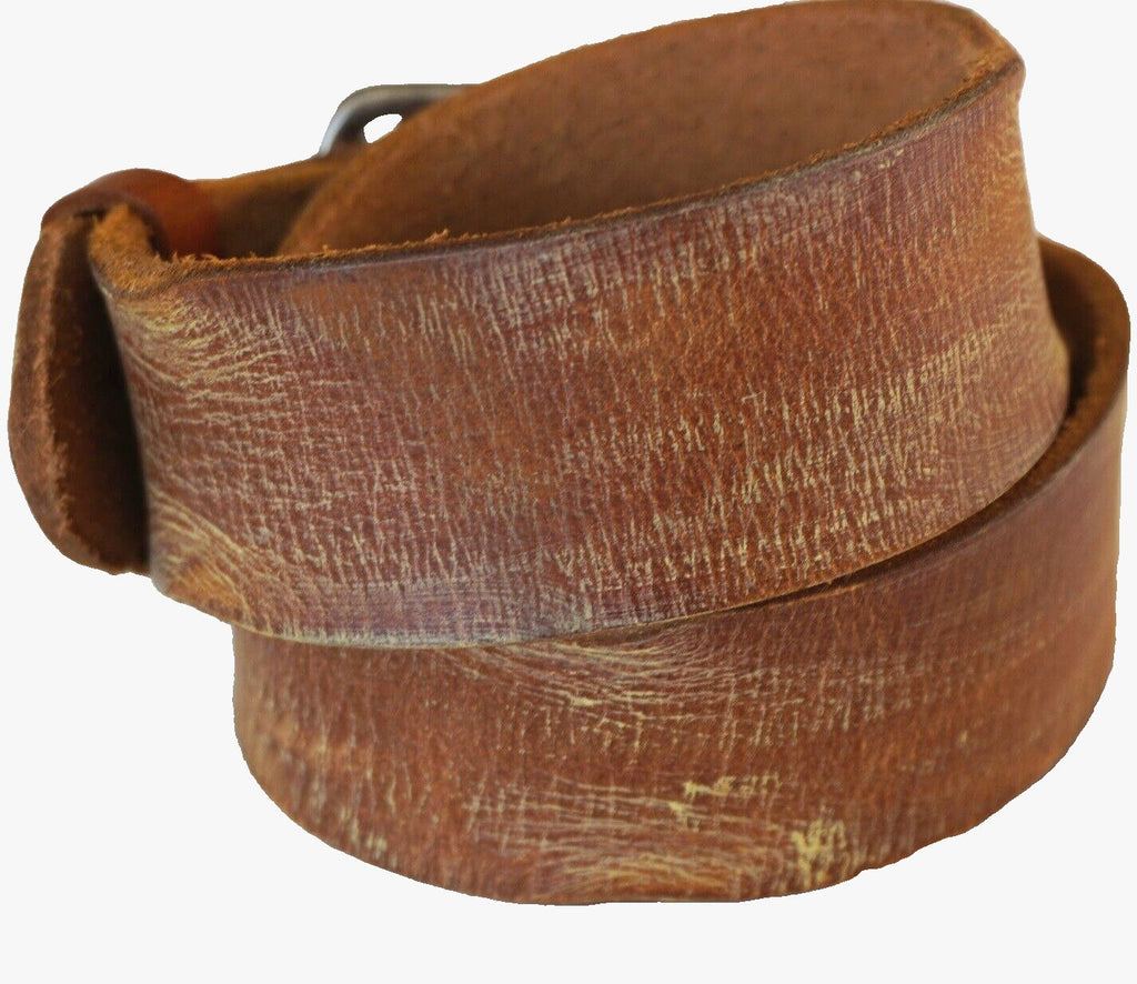 Genuine Casual Waistband vintage Leather Waist handmade belt Ston Buckle 60S 70S