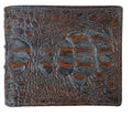 Embossed Retro Crocodile Corrosion Art Leather Wallet Davidov Art