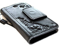 Vintage Leather iPhone Wallet Case: ID Window, Card Slots