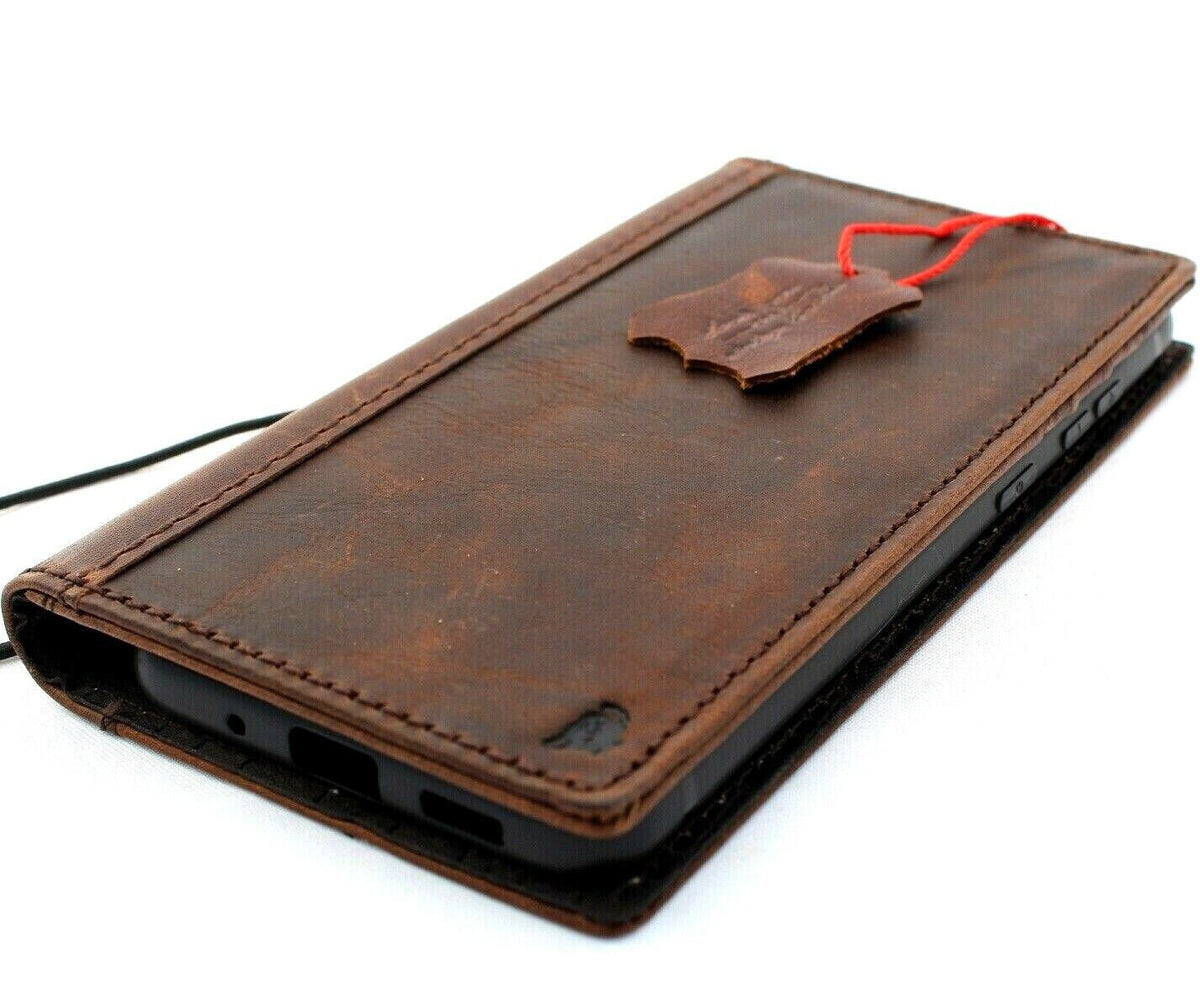 Handmade Genuine Leather Wallet Case for OnePlus