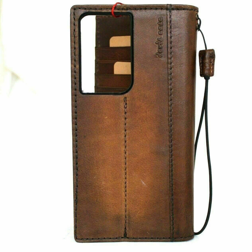 Genuine Leather fo OnePlus 9 9PRO Case Wallet Handmade Wireless Luxury