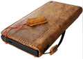 Handmade Leather Wallet Phone Case: Samsung Galaxy, Card Slots