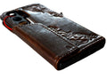Vintage Style Leather iPhone Wallet Case with ID Window