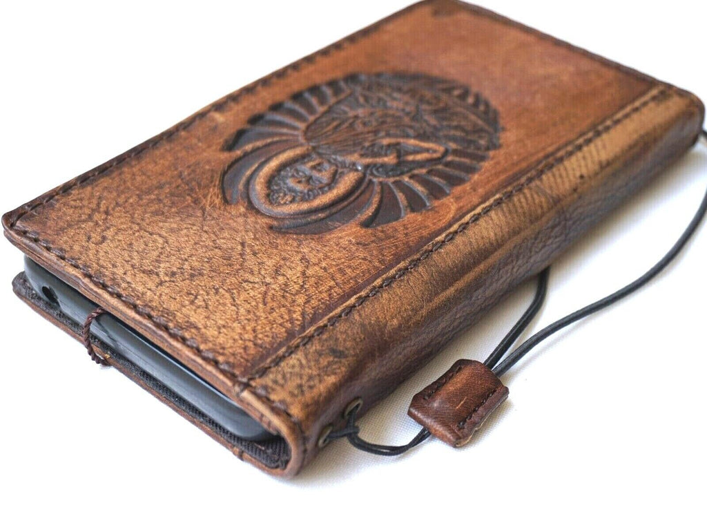 Vintage Buddha Leather iPhone Wallet Case