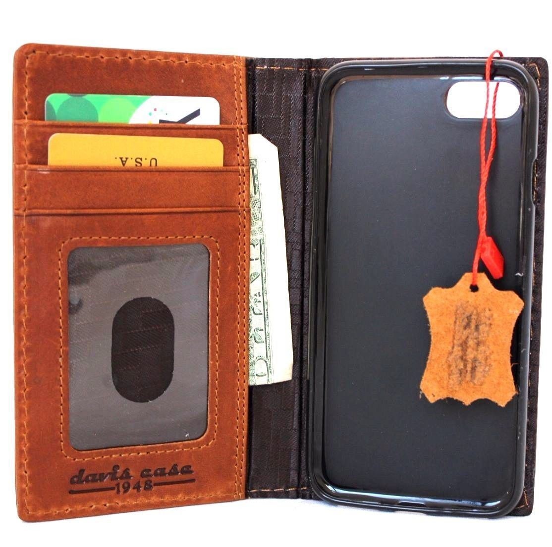 Handmade Leather Book iPhone Case: Vintage Style Cover