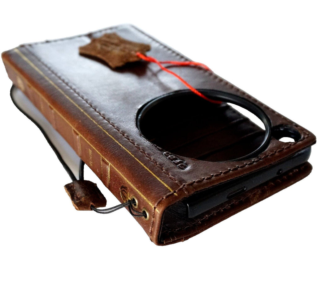 Genuine Leather fo OnePlus Open Case Wallet Handmade Wireless Luxury  Davidov Art