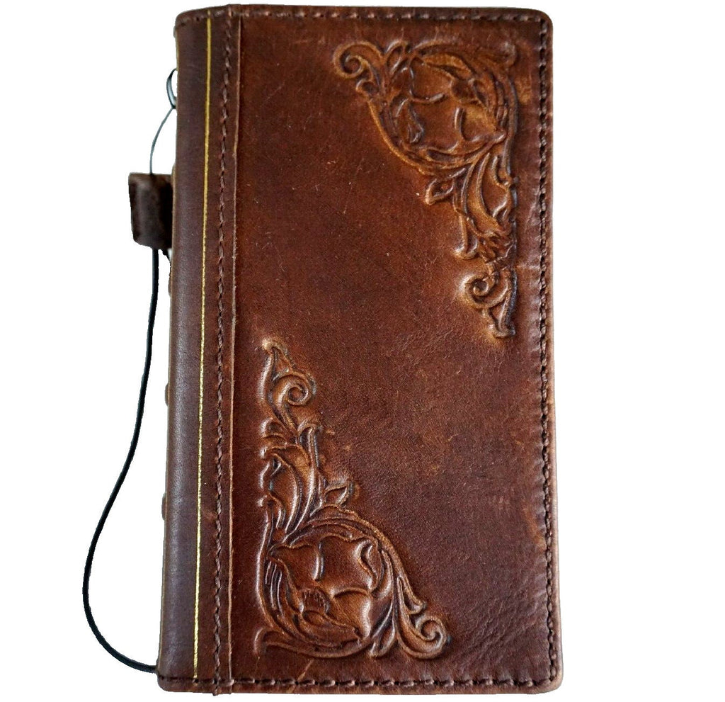 Genuine Leather fo OnePlus Open Case Wallet Handmade Wireless Luxury  Davidov Art