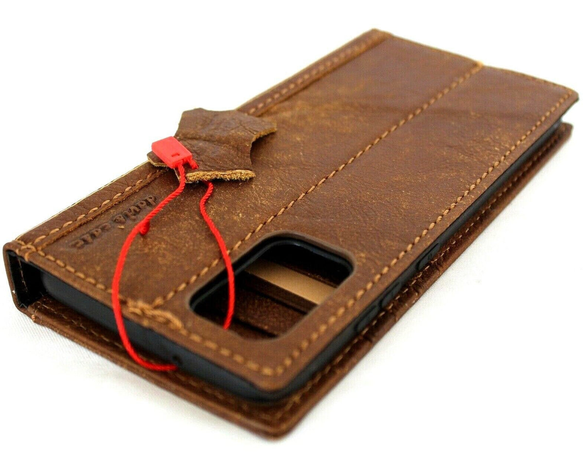 Genuine Leather fo OnePlus 9 9PRO Case Wallet Handmade Wireless Luxury