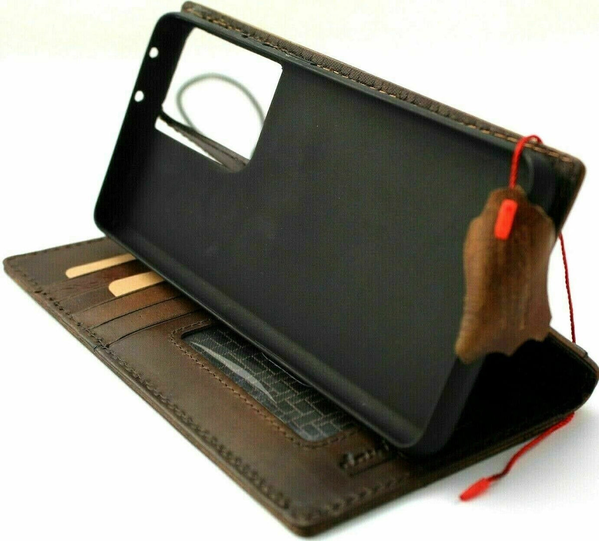 Genuine Leather fo OnePlus 9 9PRO Case Wallet Handmade Wireless Luxury