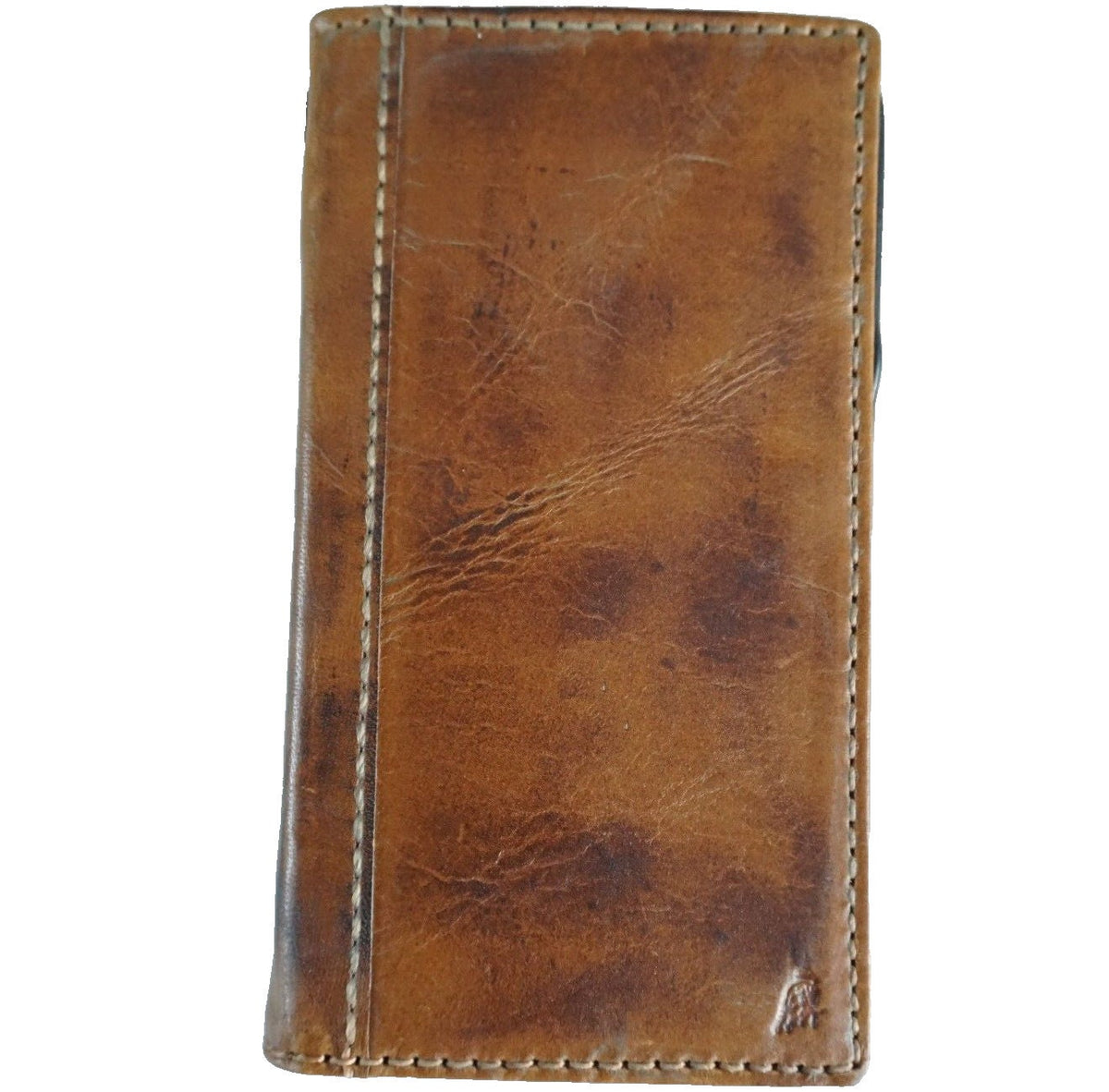 Genuine Leather Galaxy Wallet Case: Vintage Book Style, Card Slots