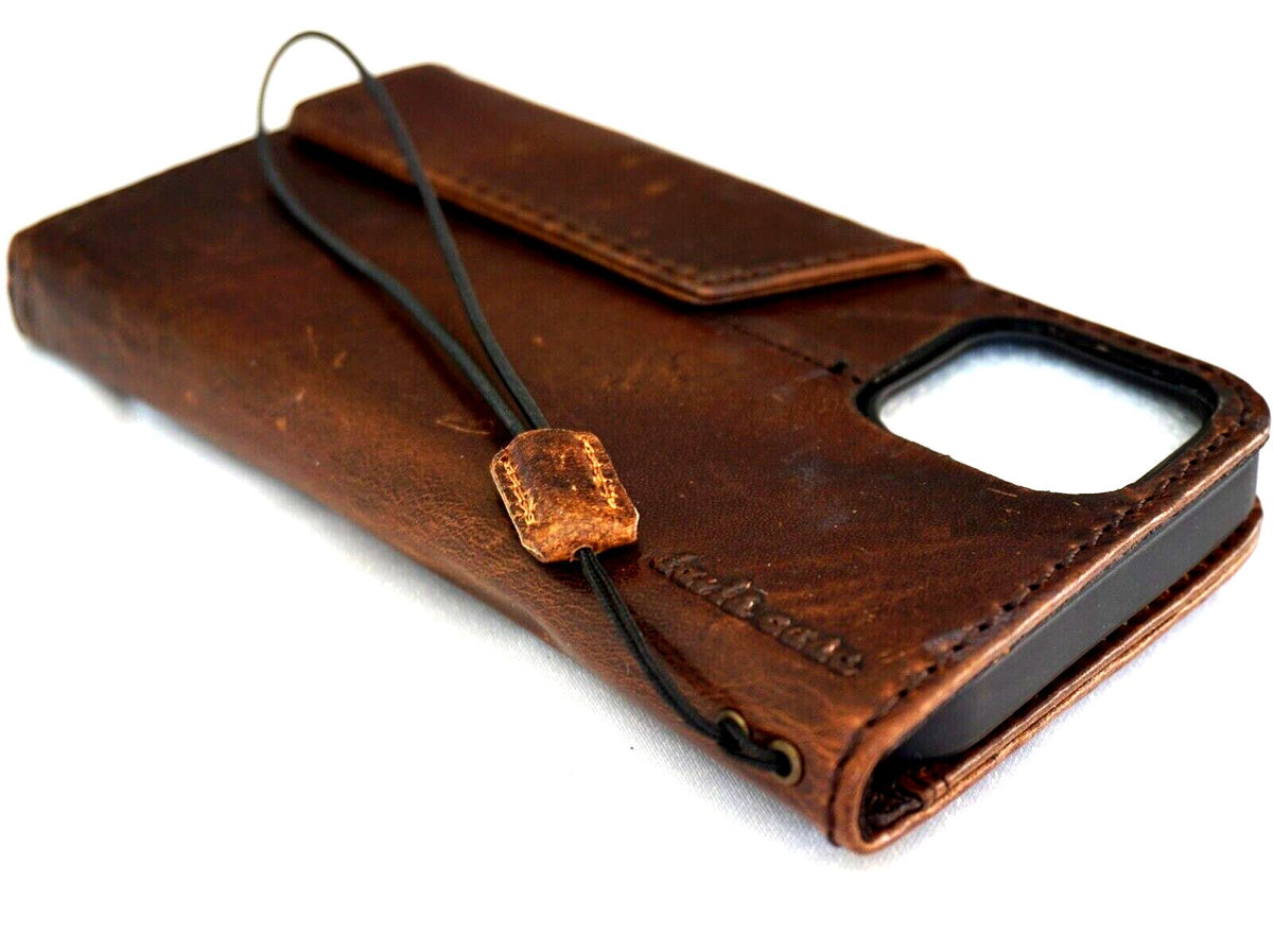 Vintage Leather Google Pixel Wallet Case: Stamped Horse Design