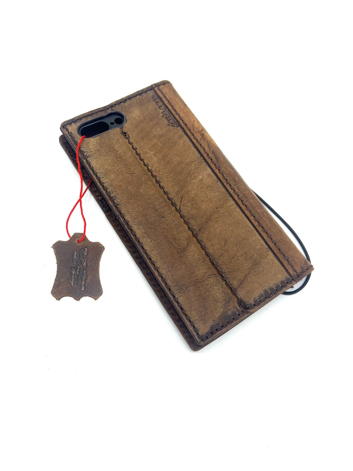 Vintage Leather Google Pixel Wallet Case: Key Design Card Slots