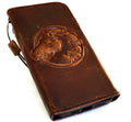 Vintage Leather Google Pixel Wallet Case: Stamped Horse Design