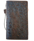 Handmade Leather Wallet Case for Google Pixel: Vintage Book Cover