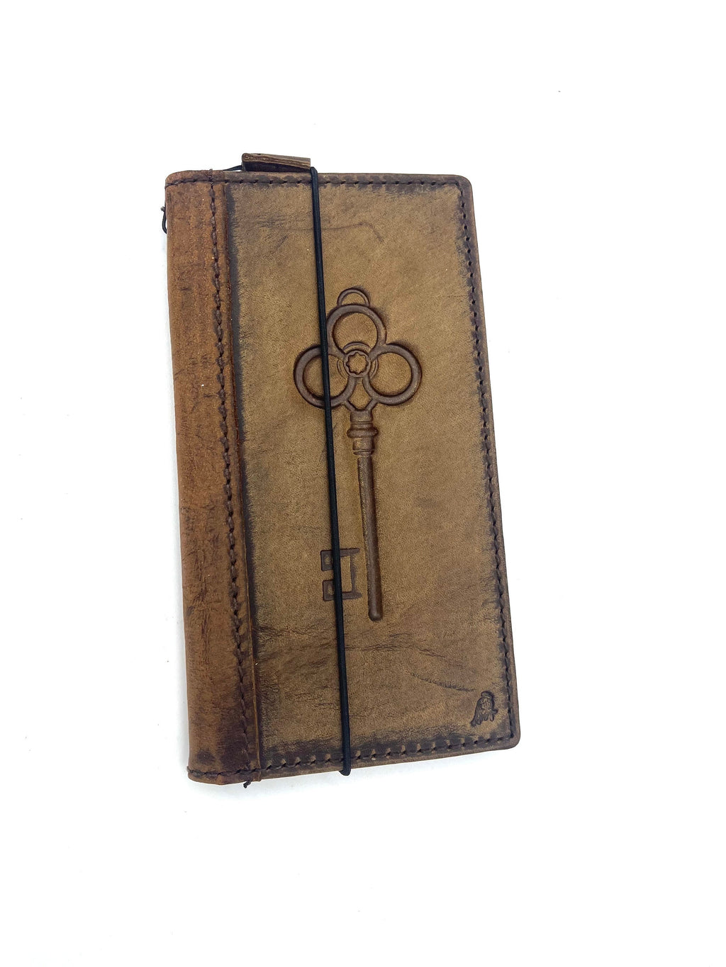 Vintage Leather Google Pixel Wallet Case: Key Design Card Slots