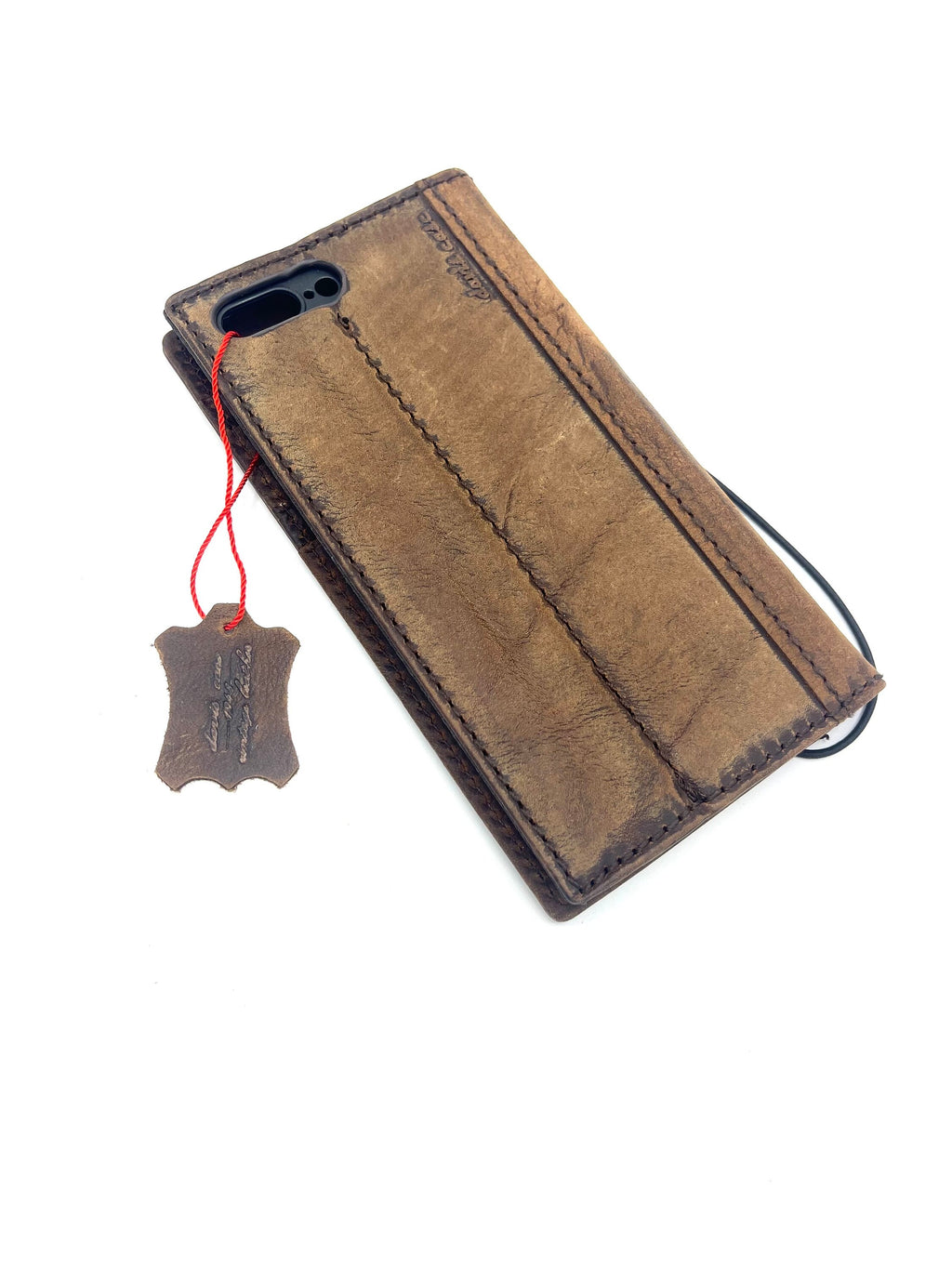 Vintage Key Design Leather iPhone Wallet Case