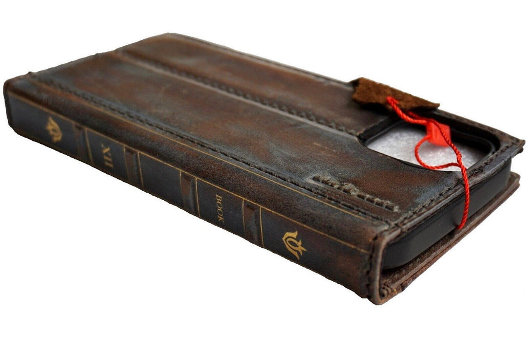 Handmade Leather Book Wallet Case for Oppo Find N3