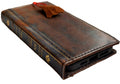 Handmade Leather Book Wallet Case for Oppo Find N3