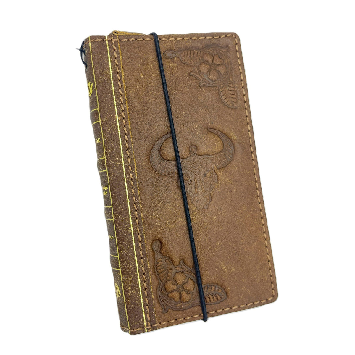 Vintage Leather Wallet Case for Google Pixel: Embossed Card Slots