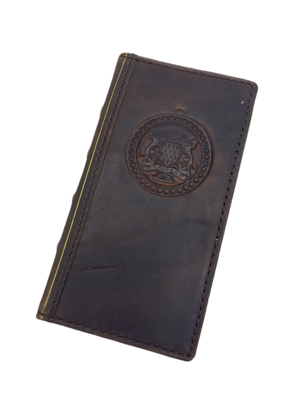Handmade Leather Wallet Case for Vivo X Fold 3 Pro: Art Book Style