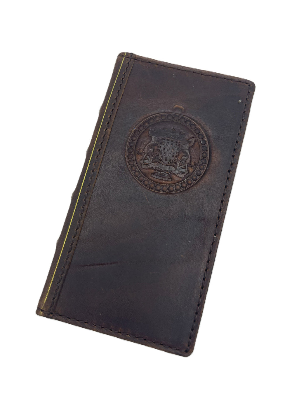 Handmade Leather Wallet Case for Galaxy Z Fold: Art Book Cover