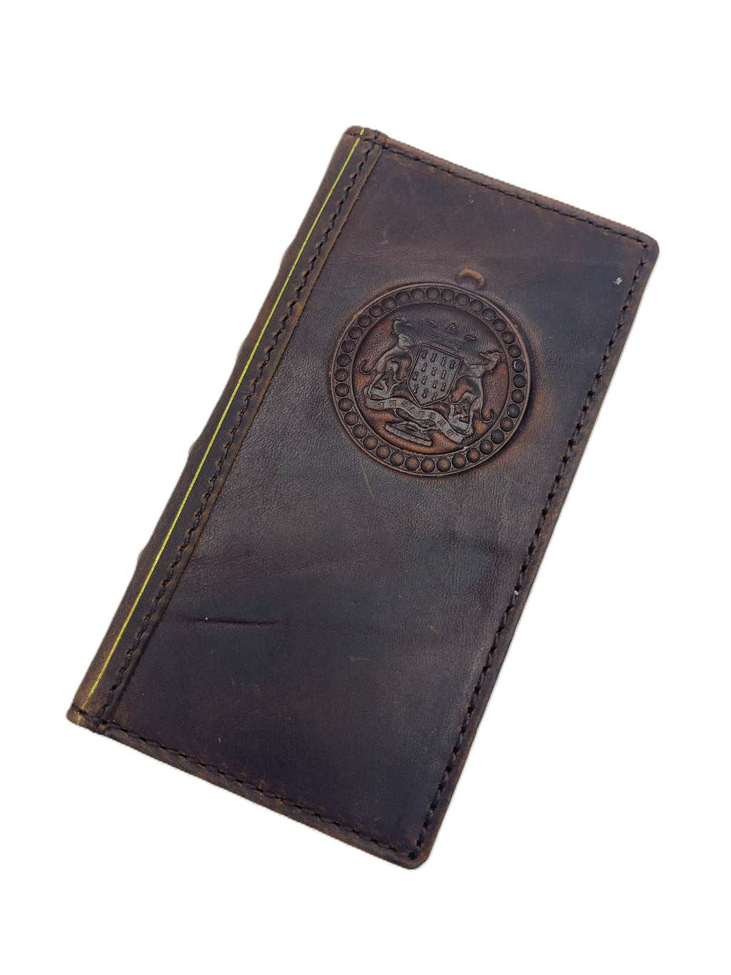 Handmade Leather Wallet Case for Vivo X Fold 3 Pro: Art Book Style
