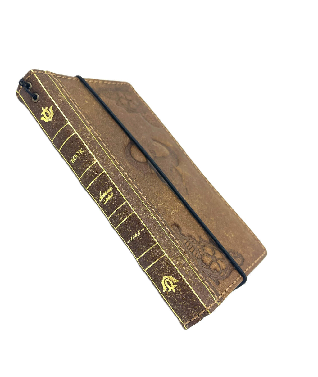 Genuine Leather fo OnePlus Oppo Find N3 Case Wallet Handmade Wireless Luxury oiled Art