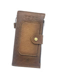 Vintage Genuine Leather Wallet Case: Galaxy S22 S23 S24 Ultra, Note 20 21