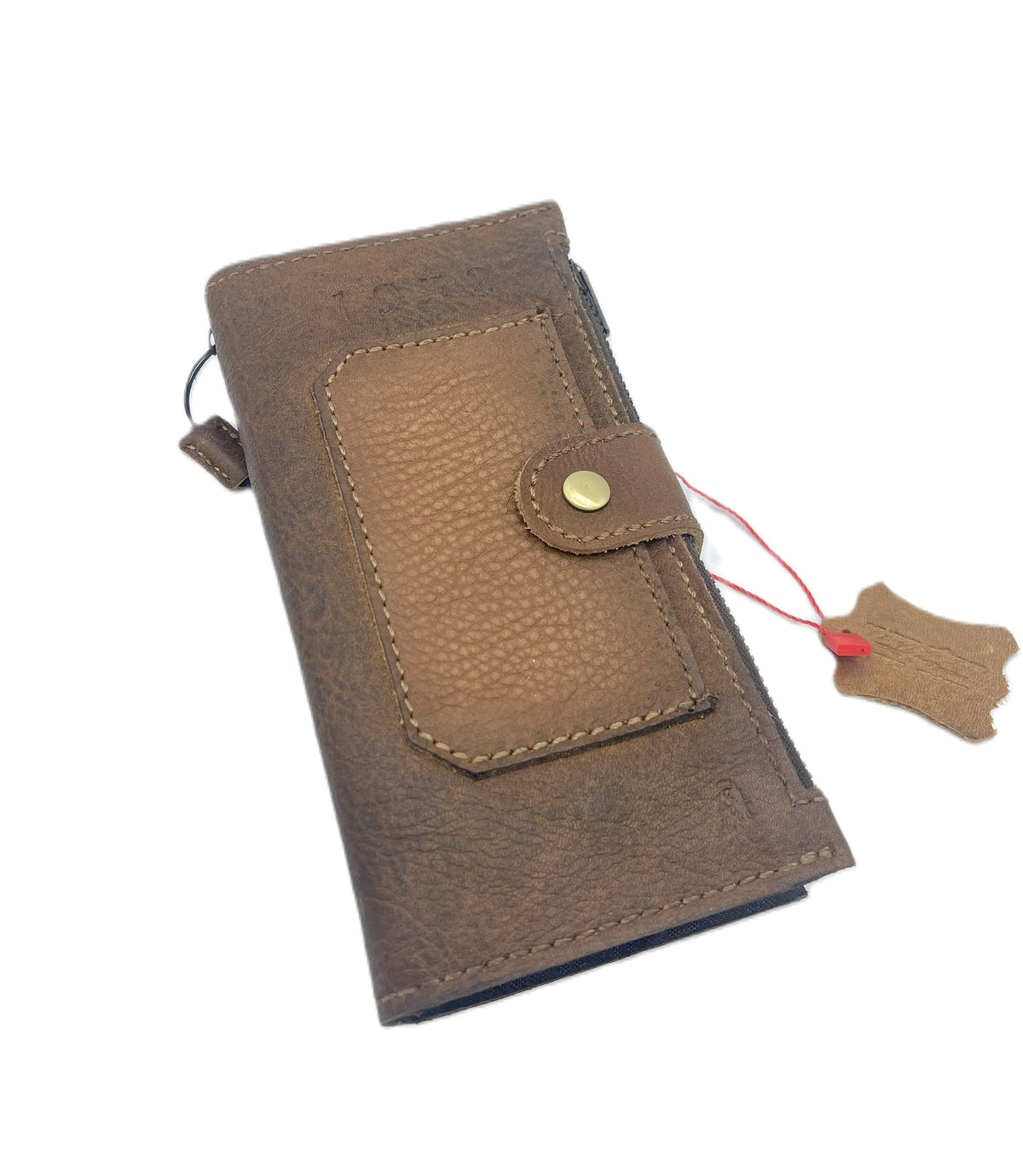 Vintage Genuine Leather Wallet Case: Galaxy S22 S23 S24 Ultra, Note 20 21