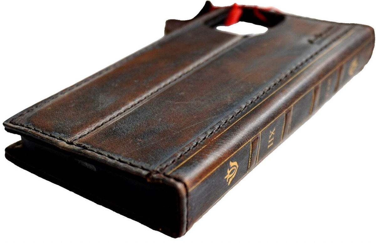Handmade Leather Book Wallet Case for Oppo Find N3