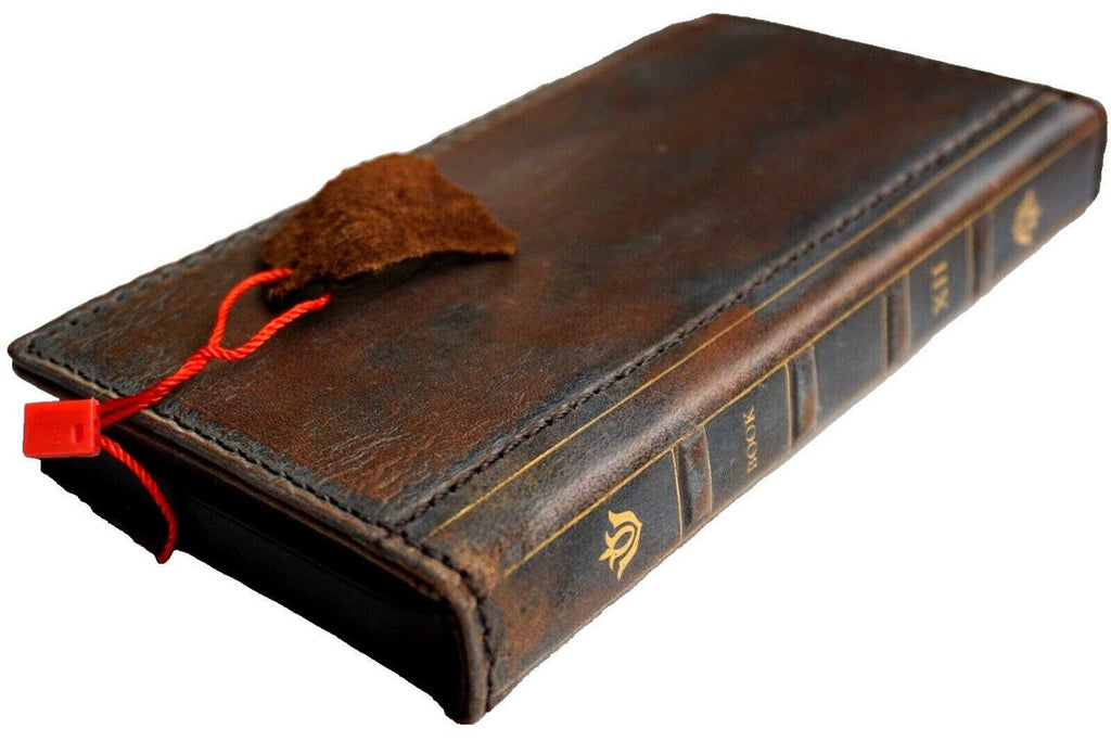 Handmade Leather Book Wallet Case for Oppo Find N3