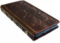 Handmade Leather One Plus Phone Case: Bible Design Wallet