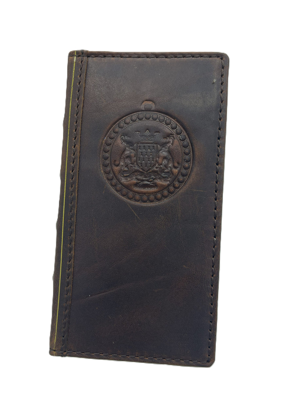 Handmade Leather Wallet Case for Galaxy Z Fold: Art Book Cover