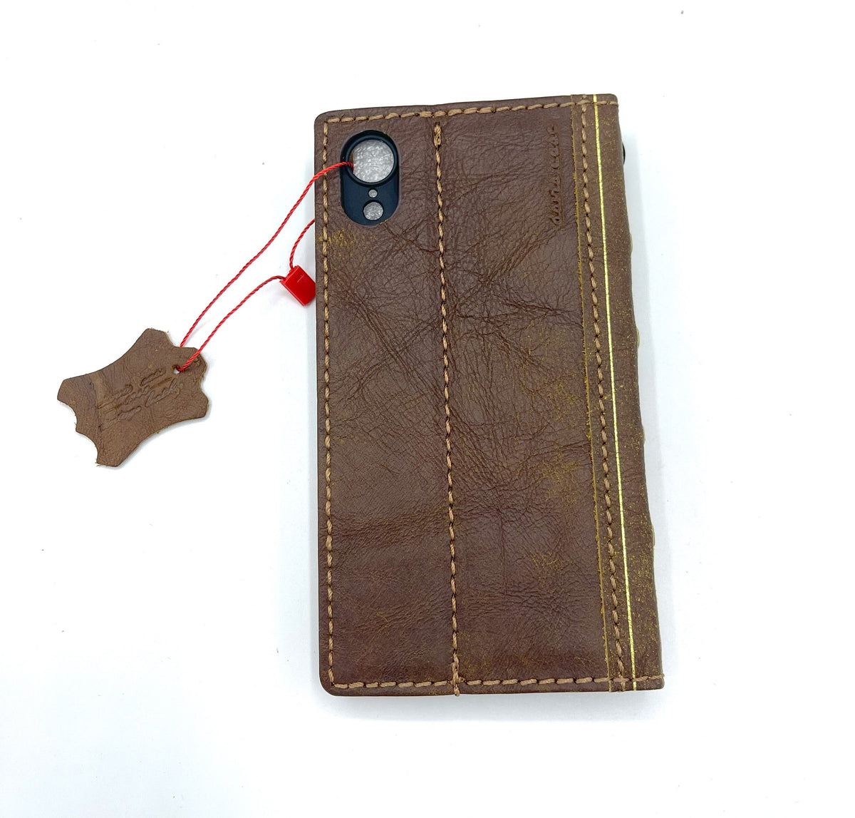 Genuine Leather fo OnePlus Oppo Find N3 Case Wallet Handmade Wireless Luxury oiled Art