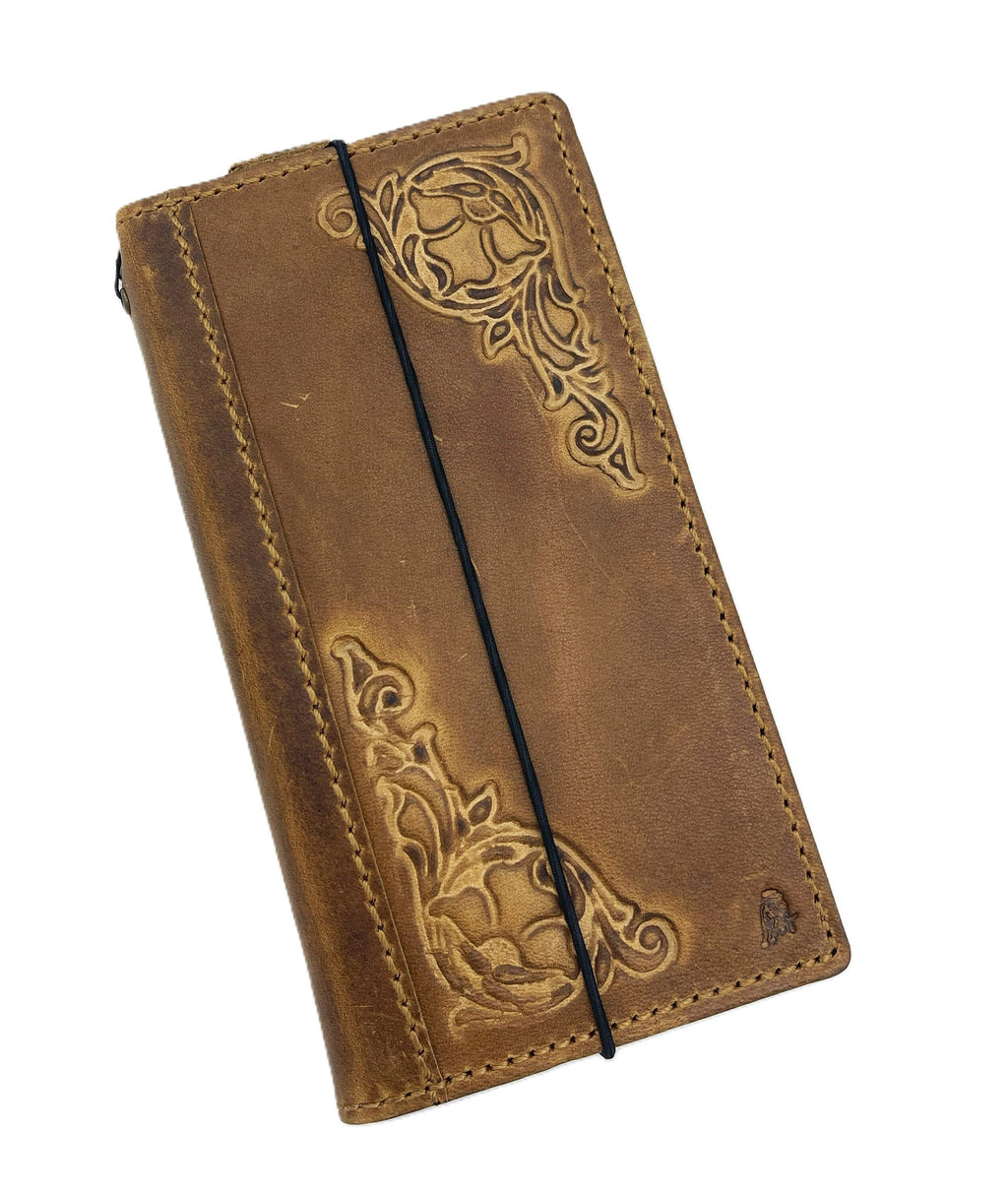 Handmade Leather Wallet Case for Oppo Find N3, Oppo 9 5G, Reno 12 pro