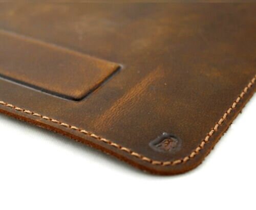 Genuine Handmade  Leather Mouse Pad Handcrafted soft Vintage Art