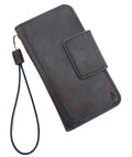 Genuine Leather Wallet Case for Google Pixel: Vintage Polish Design