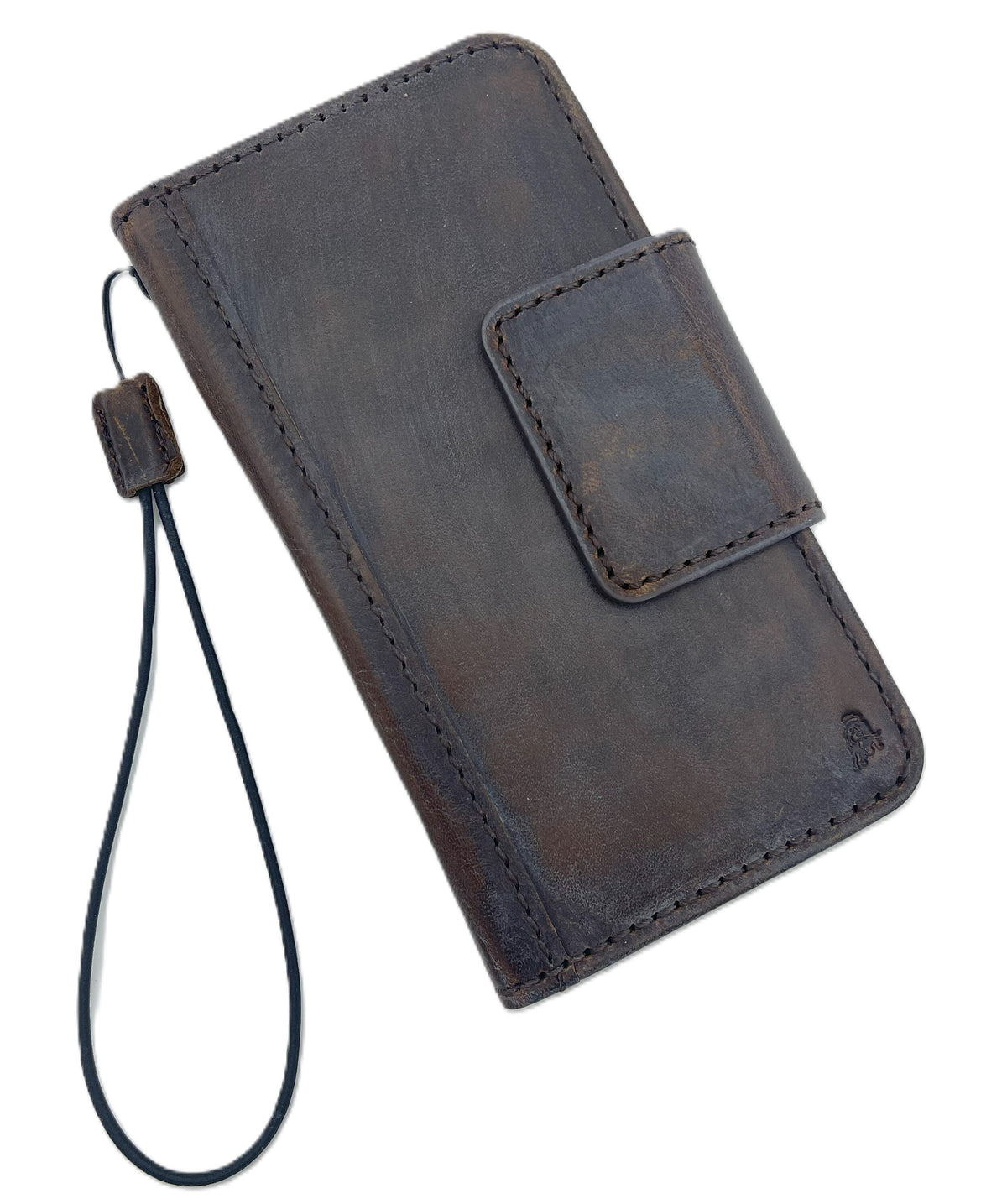 Genuine Leather Wallet Case for Google Pixel: Vintage Polish Design