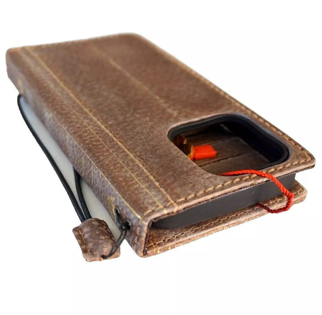 Vintage Leather Wallet Case for Galaxy S22 S23 S24 Ultra