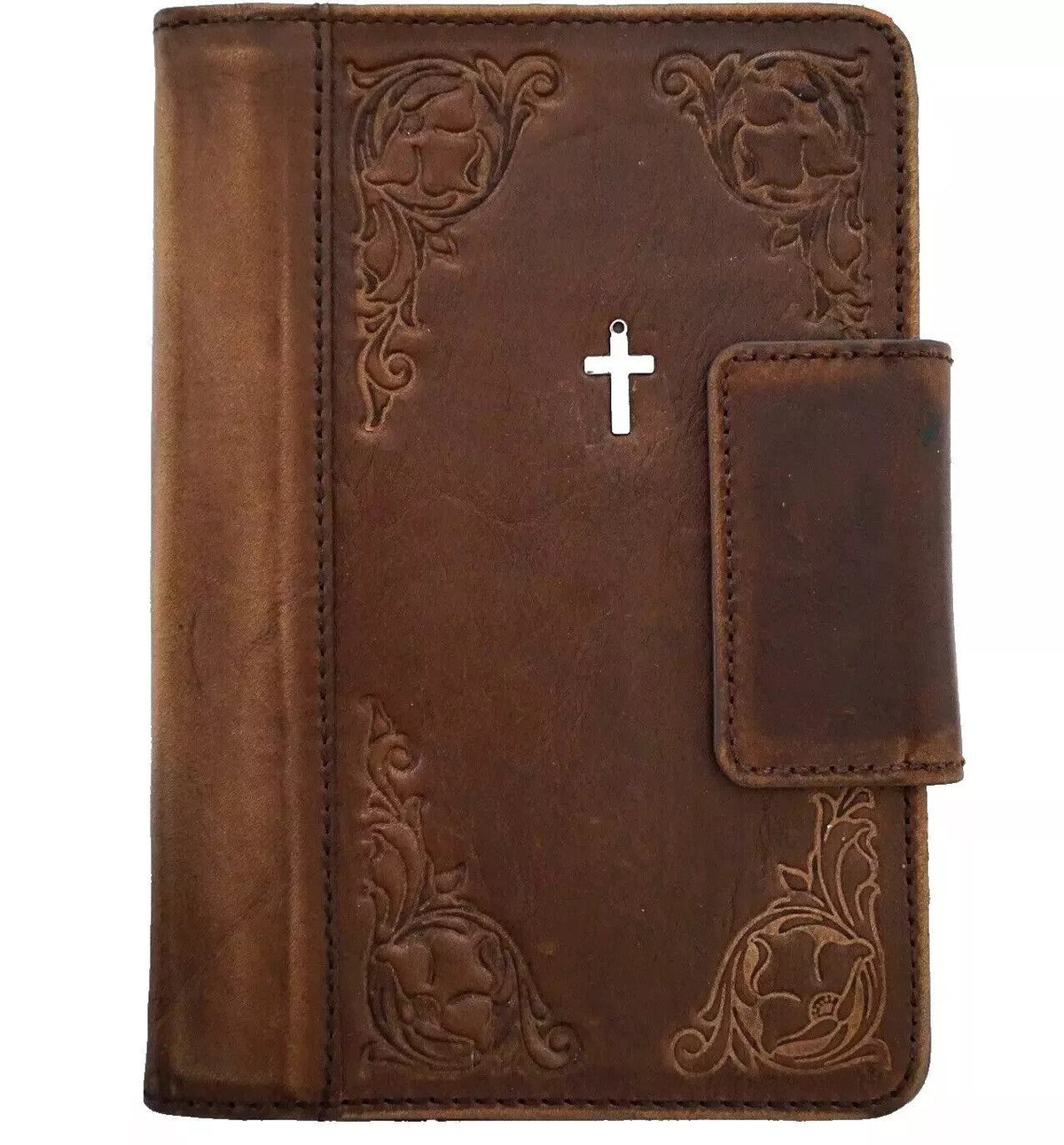 Vintage Leather iPad Mini Case: Magnetic Wallet Cover