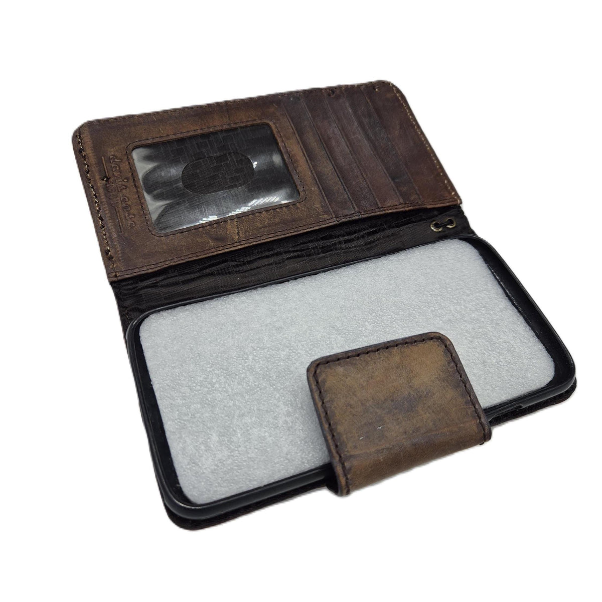 Genuine Leather fo OnePlus Open Case Wallet Handmade Wireless Luxury