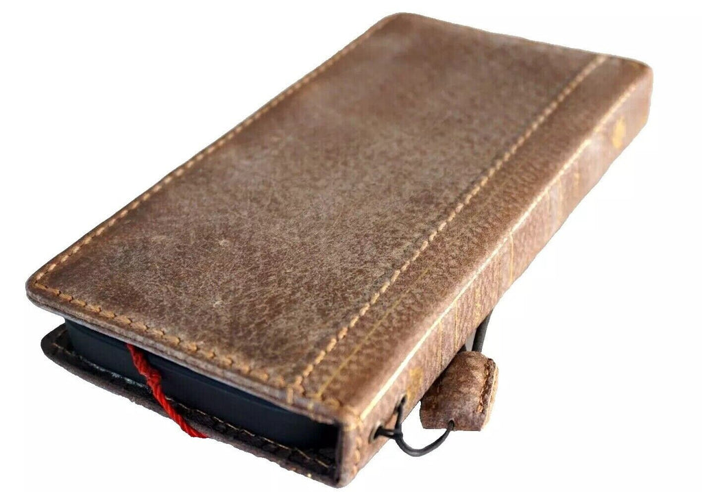 Handmade Leather Book Wallet Case for Vivo X Fold 3 Pro